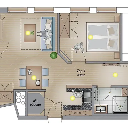 Appartement Herbst Wohnerlebnis Lofer